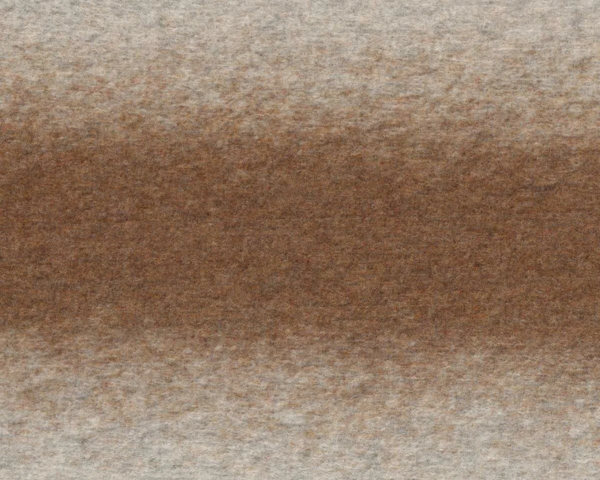 Strickwalk mit Schurwolle BRITA, Farbverlaufsstreifen, beige-creme, Hilco
