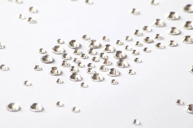 Swarovski-Strasssteine CHRYSTAL ROSE, 3 Größen
