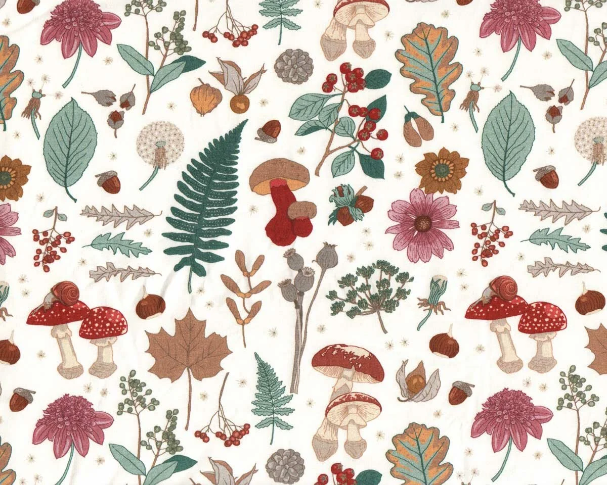 Sweatstoff FALL BERRIES, Waldmotive, Hilco