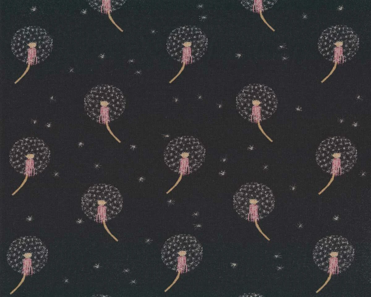 Sweatstoff FALL LIGHTNESS, Pusteblume, Hilco