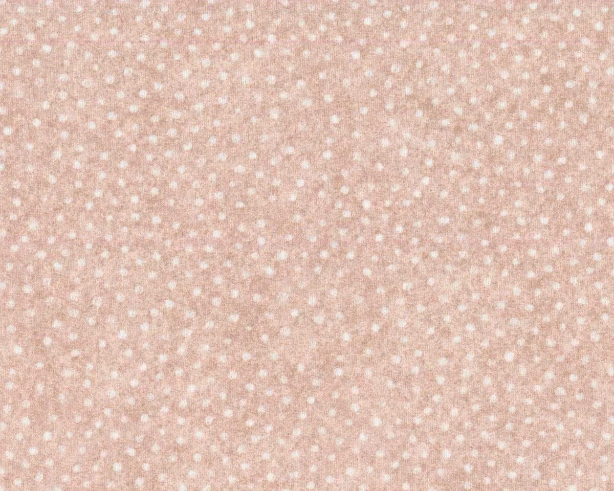 Sweatstoff FOLK + DOT, Punkte, hautfarben, Hilco