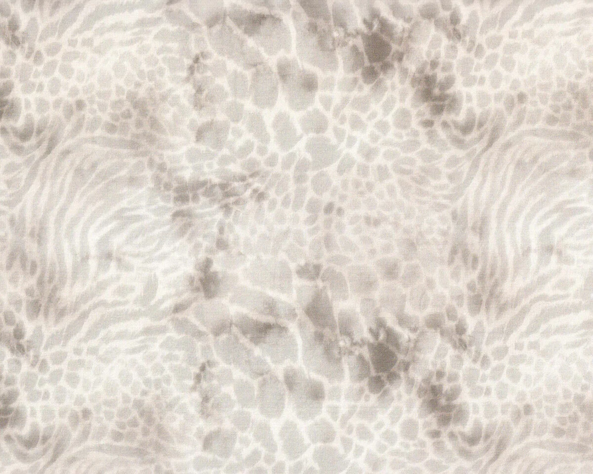 Sweatstoff LOUNGE SKIN, Animalprint, hellgrau, Hilco