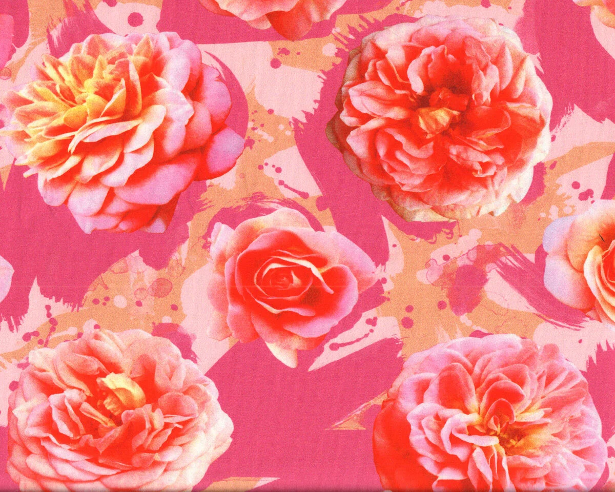 Sweatstoff TORY, Rosen, helles fuchsia, Hilco
