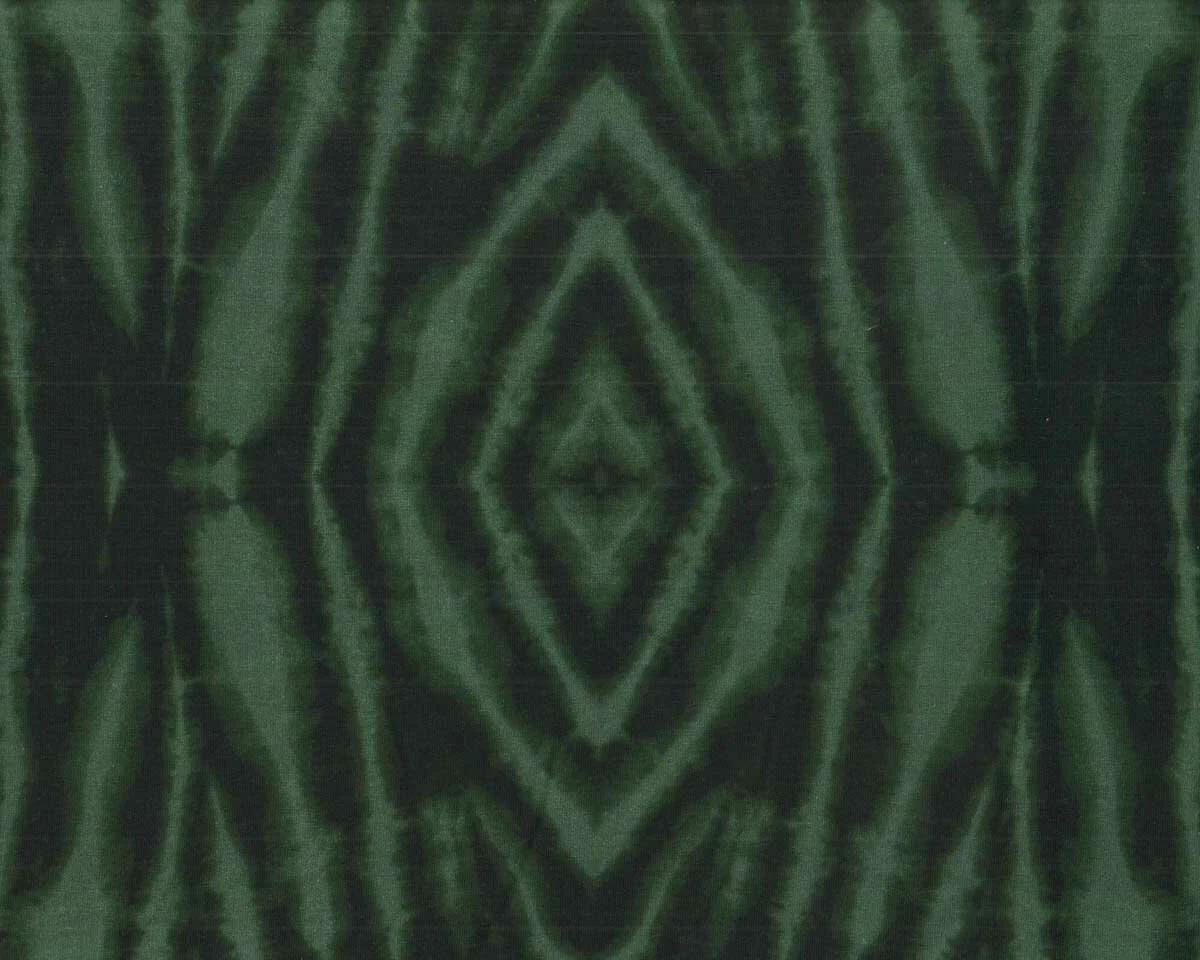Sweatstoff TYE DIE STRIPE, Batik-Muster, grün, Hilco