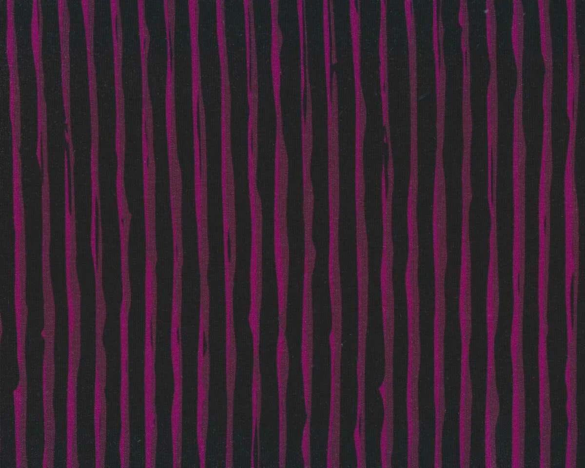 Sweatstoff WOOD PRINT by Thorsten Berger, Streifen, fuchsia
