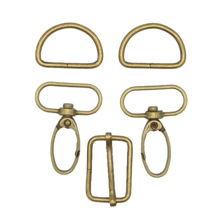 Taschen-Zubehör-Set 5 tlg. 25 mm, altgold