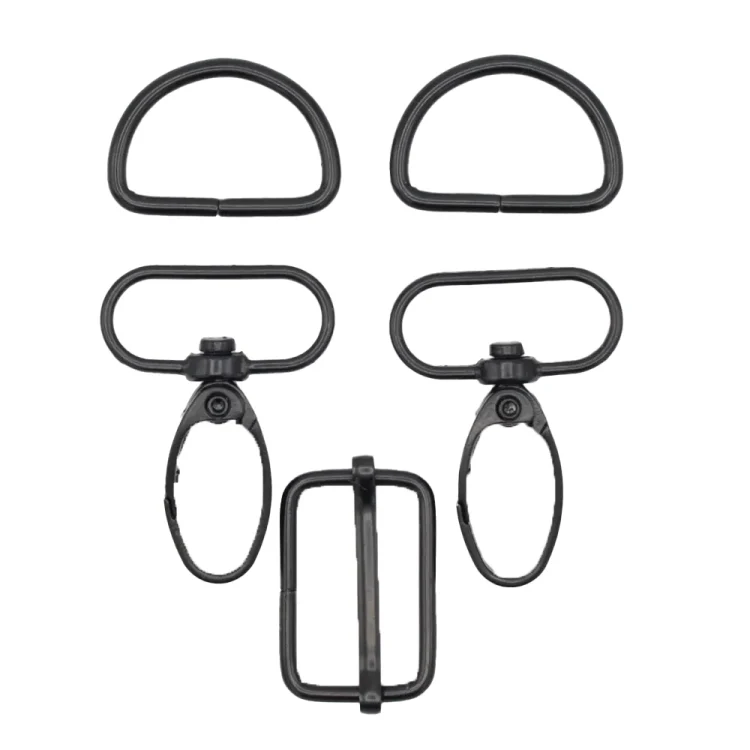 Taschen-Zubehör-Set 5 tlg. 25 mm, schwarz