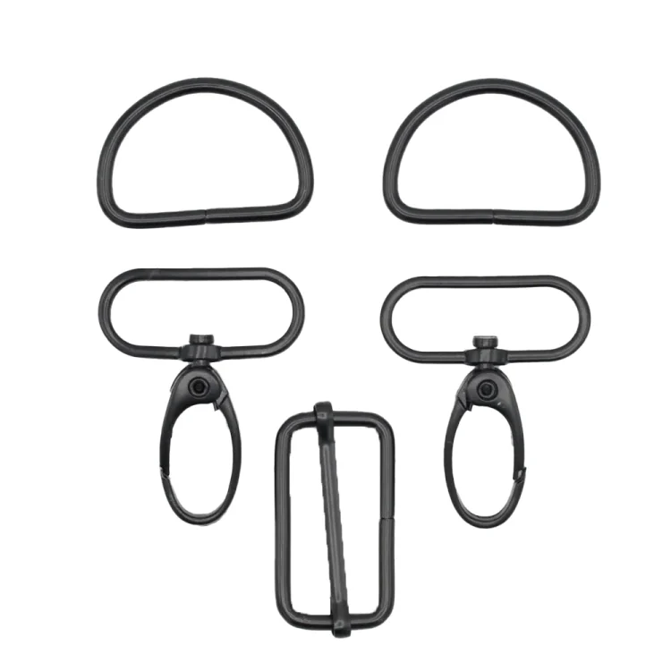 Taschen-Zubehör-Set 5 tlg. 30 mm, schwarz