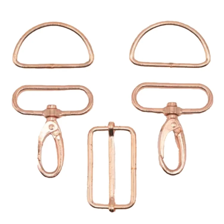 Taschen-Zubehör-Set 5 tlg. 40 mm, roségold