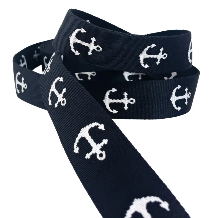 Taschengurtband Anker 37 mm, dunkelblau