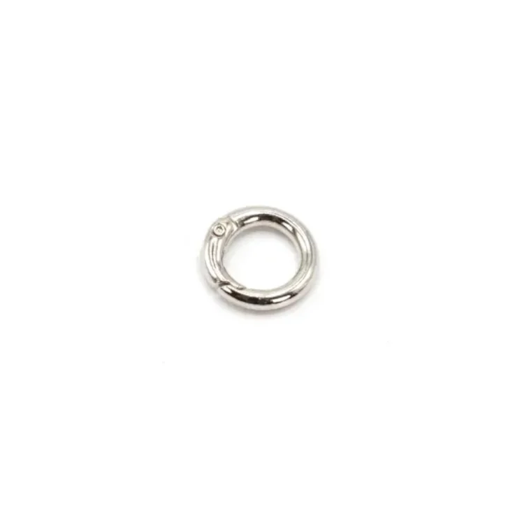 Taschenring 16mm silberfarbig