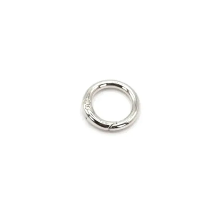 Taschenring 18mm silberfarbig