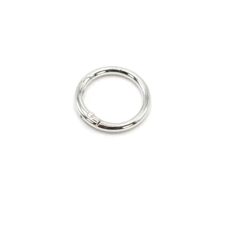 Taschenring 25mm silberfarbig