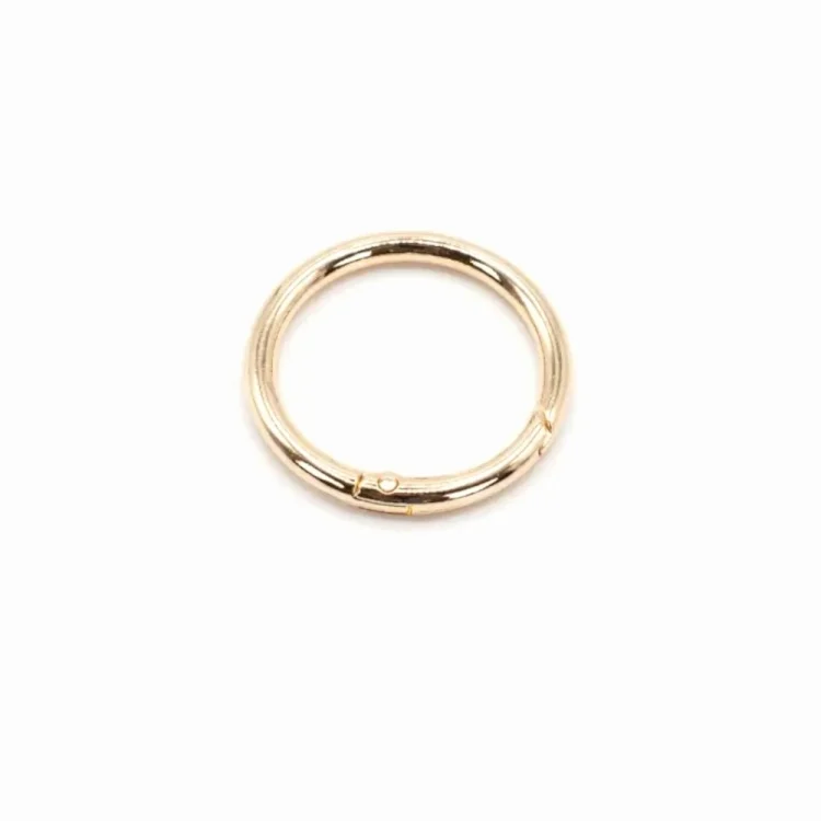 Taschenring 32mm goldfarbig