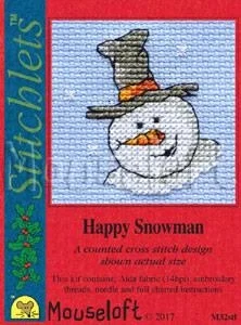 Mouseloft - Happy Snowman (Stickpackung)