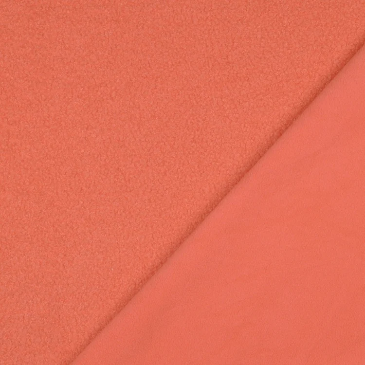 Teddyfleece Doubleface, blassorange