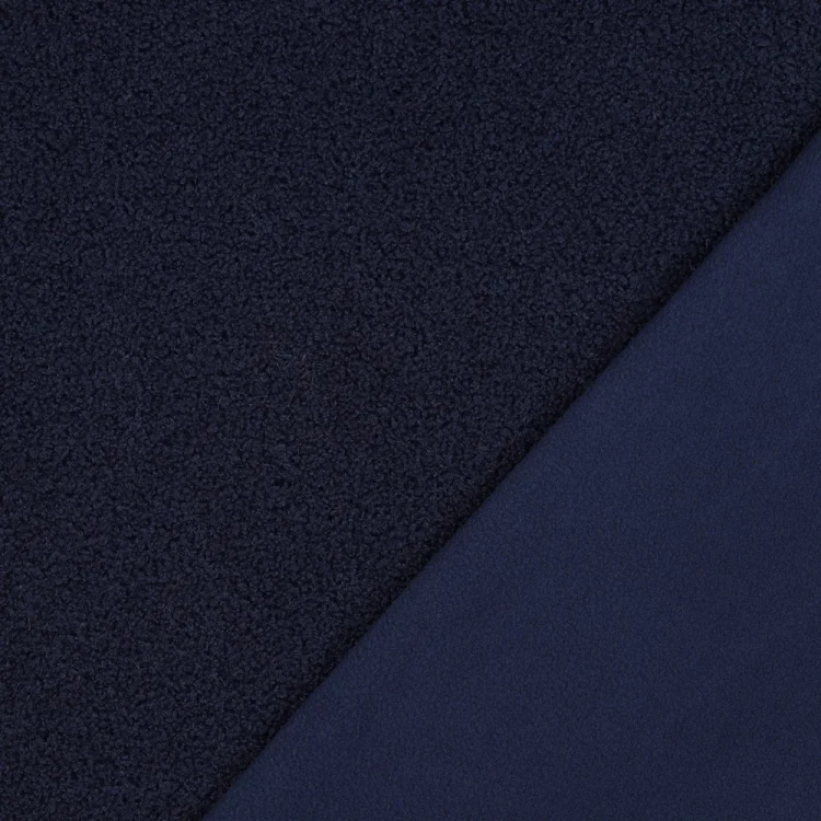 Teddyfleece Doubleface, dunkelblau