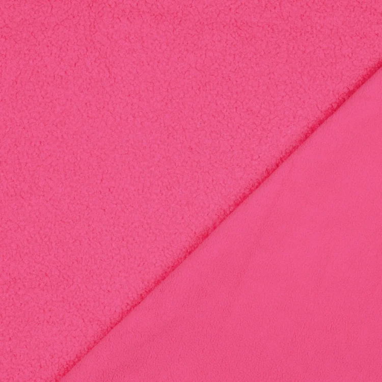 Teddyfleece Doubleface, neonpink