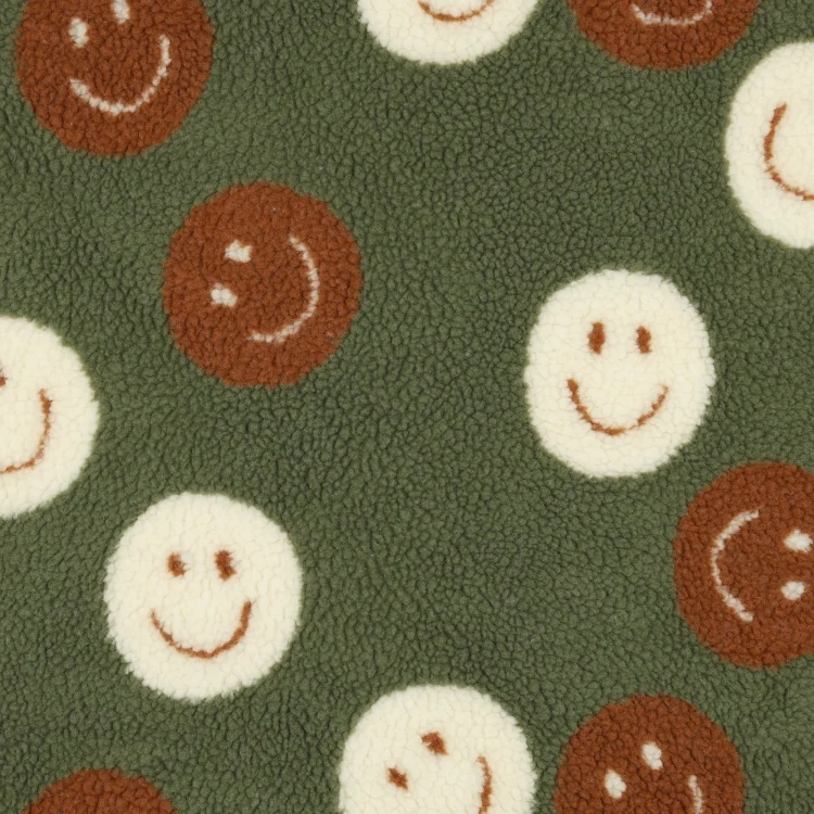 Teddyplüsch Smiley, grün