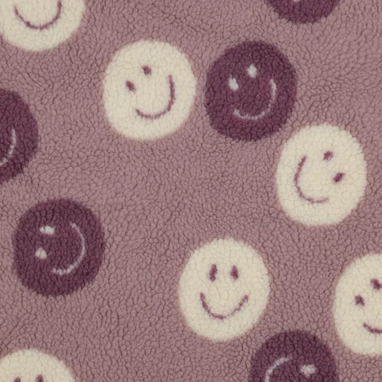 Teddyplüsch Smiley, malve