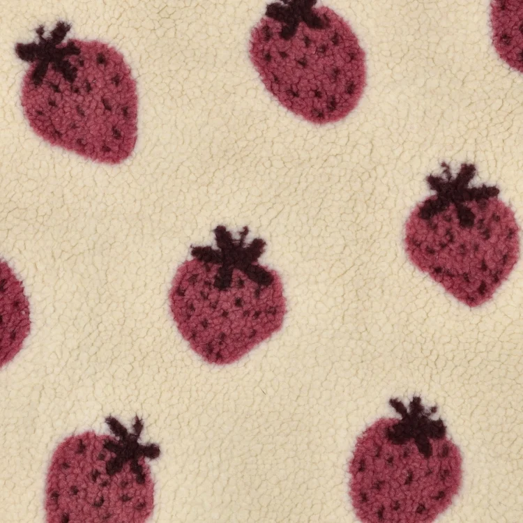 Teddyplüsch Strawberry, beige