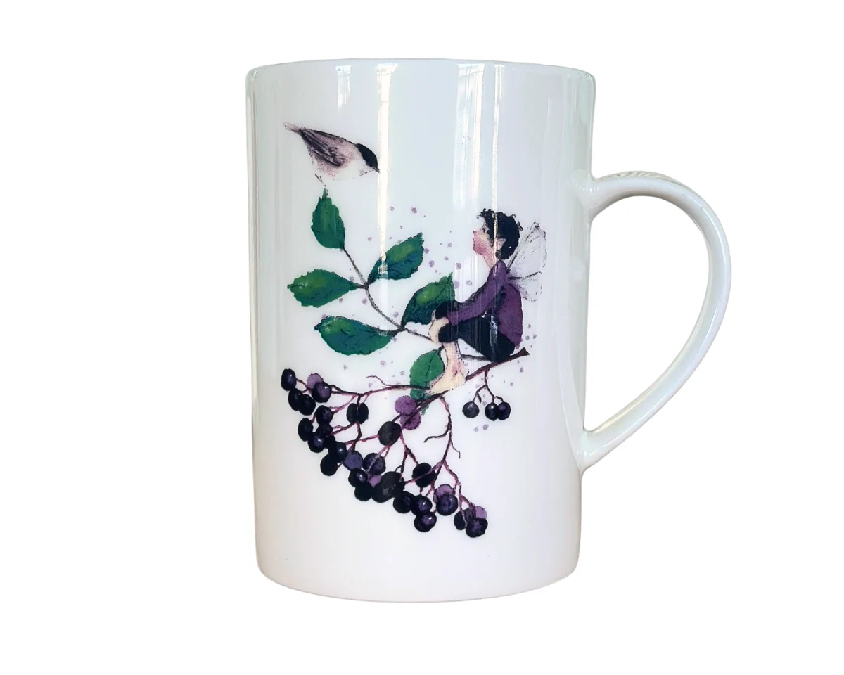Teetasse BEERENBUB, Zauberjunge im Beerengarten, Acufactum