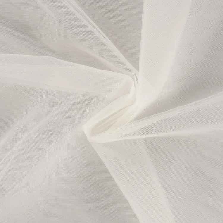 Tüll uni 275 cm, ecru
