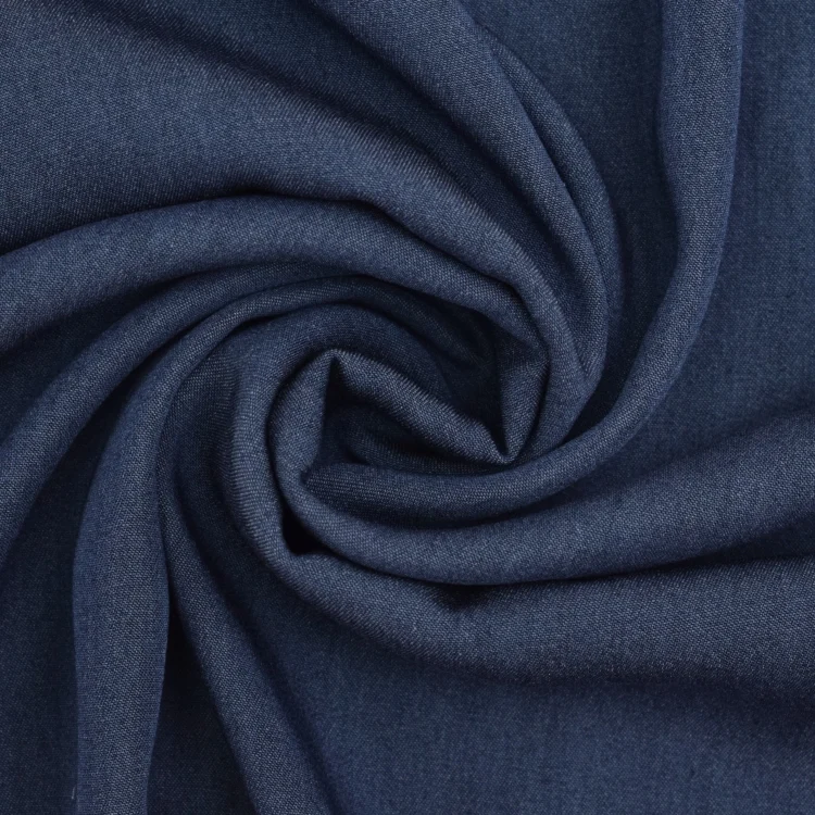 Viskose Chambray, dunkelblau
