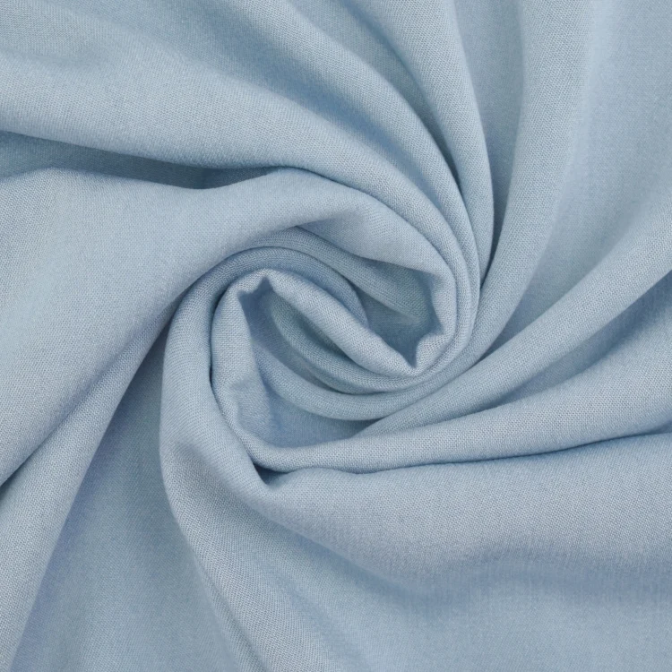 Viskose Chambray, hellblau