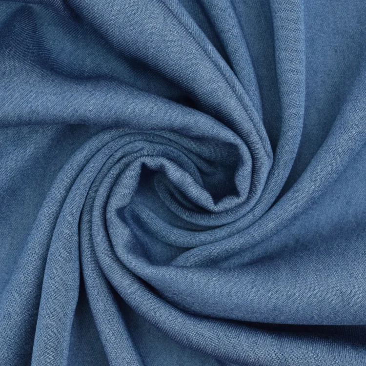 Viskose Chambray, jeansblau
