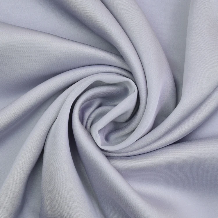 Viskose Satin Ellen, silbergrau