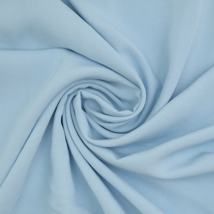 Viskose Voile uni, hellblau