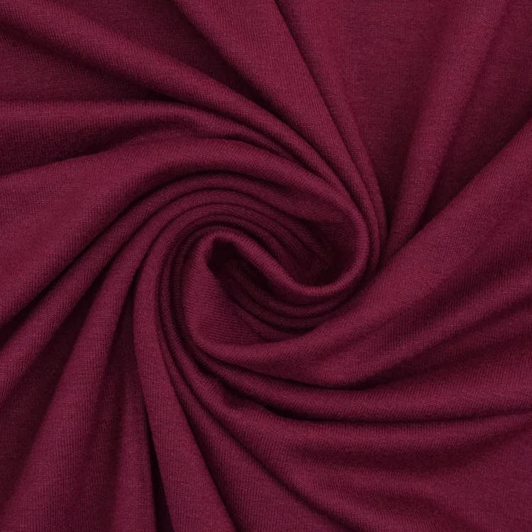 Viskosejersey bordeaux