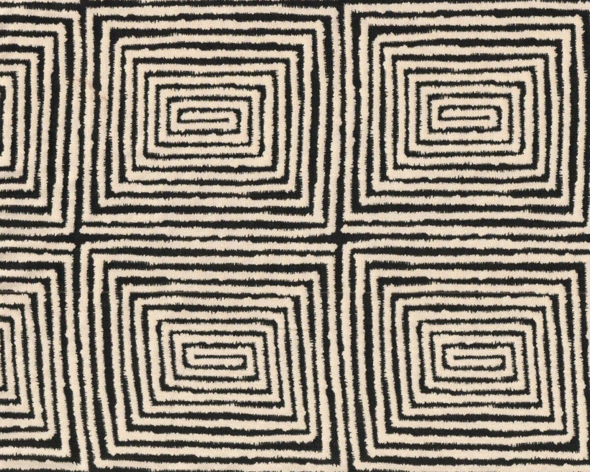 Viskosejersey MABOU, Labyrinth-Muster, Hilco