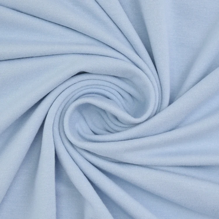 Viskosejersey pastellblau