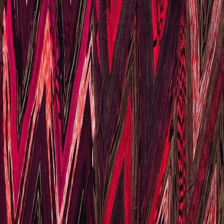 Viskosejersey Zig Zag, pink