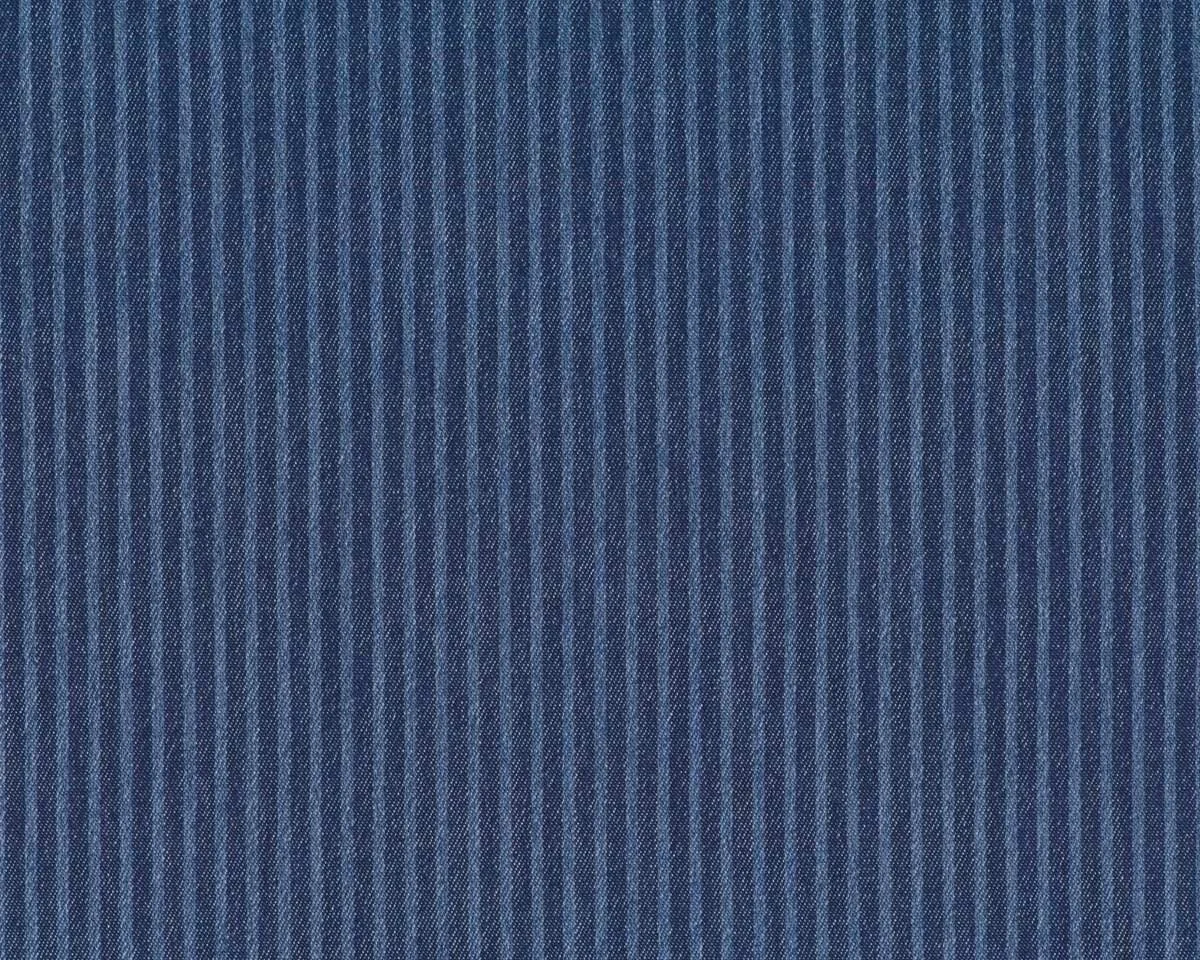 Viskosestoff CHIARA, Streifen, dunkelblau, Toptex