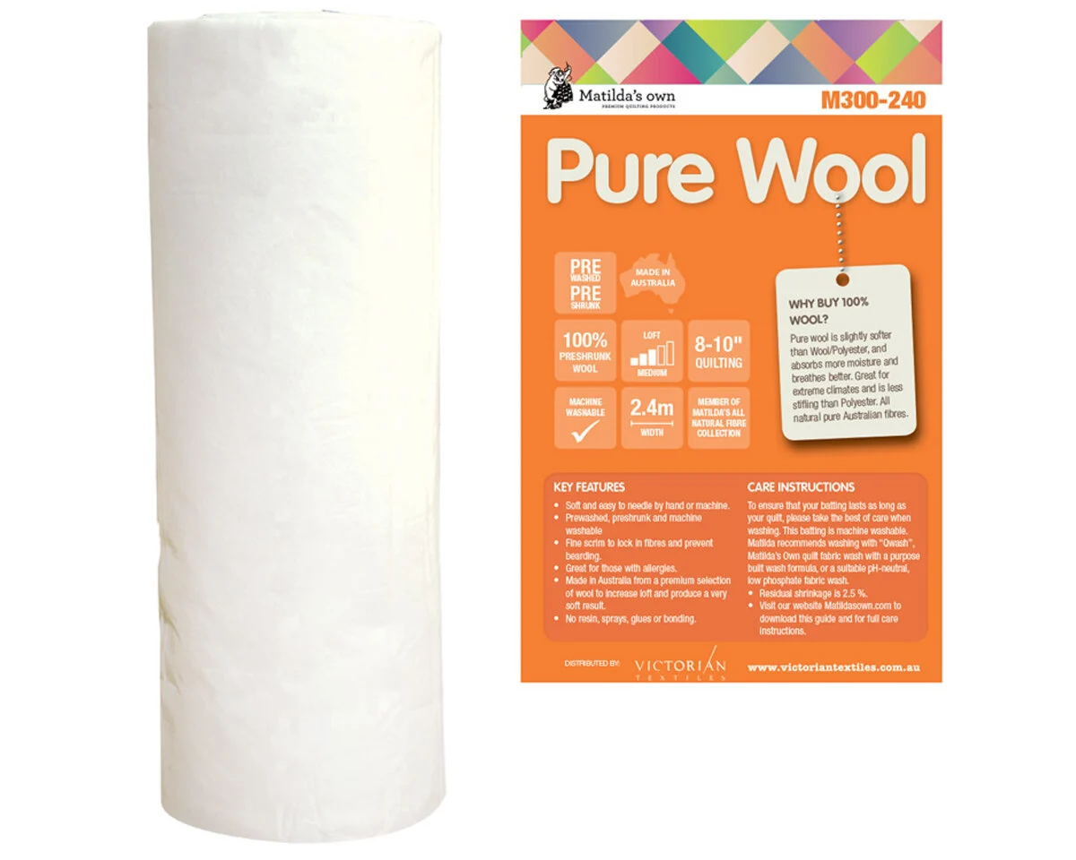 Volumenvlies aus Wolle PURE WOOL, Matildas Own