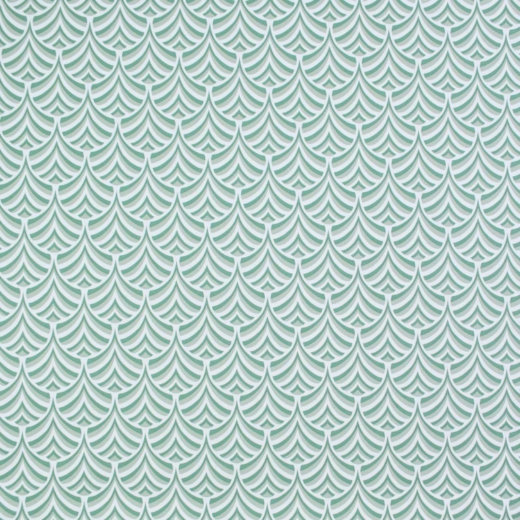 Wachstuch Graphic Leaves, weiß