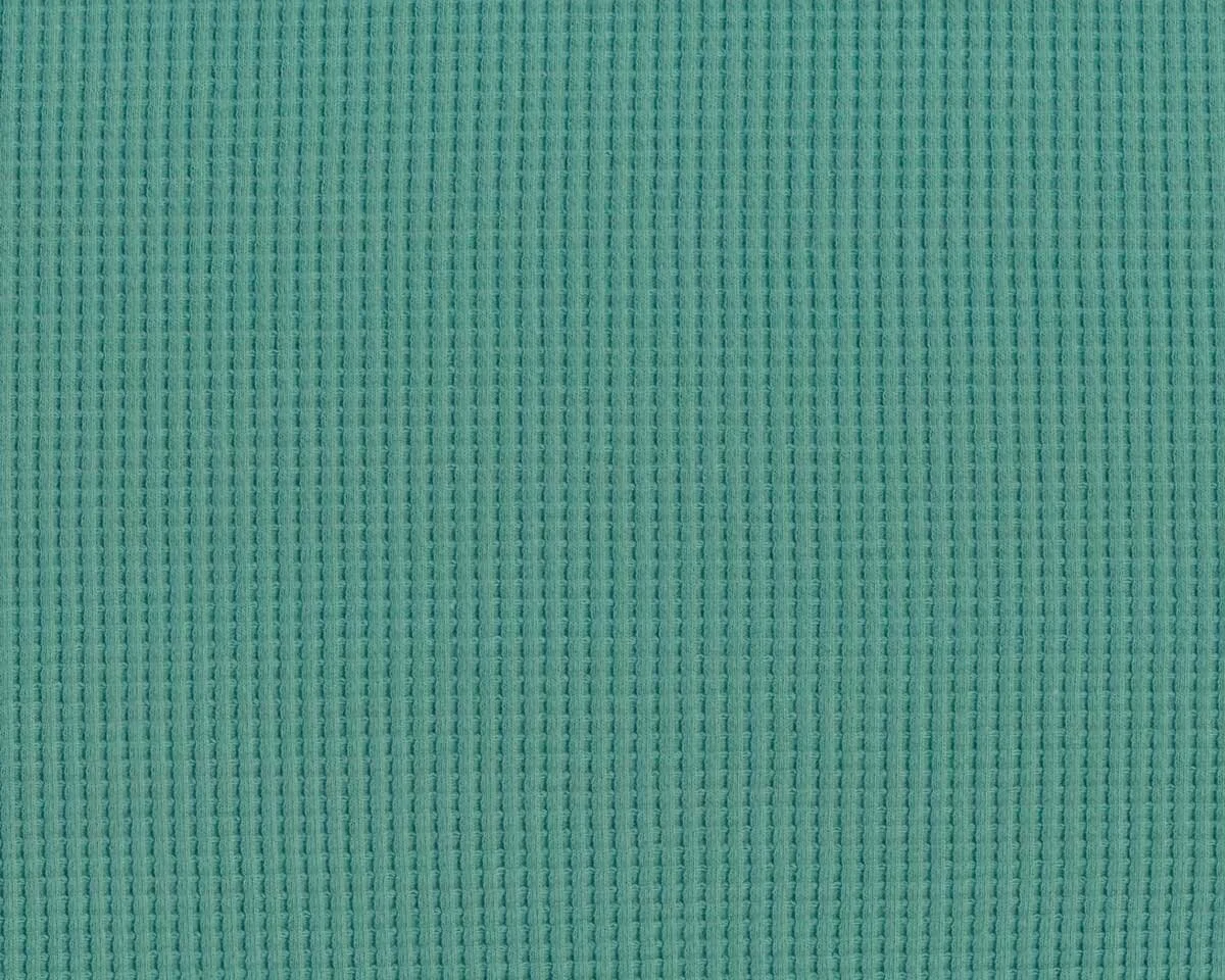 Waffeljersey KNITTED WAFFLE, mintgrün, Hilco