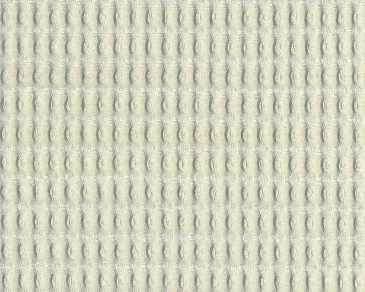 Waffelpique GRANDE aus Baumwolle, Überbreite, creme, Leitner Leinen