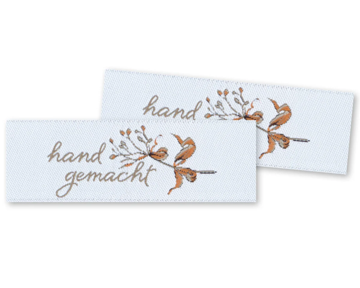 Web-Etikett HANDGEMACHT, Acufactum