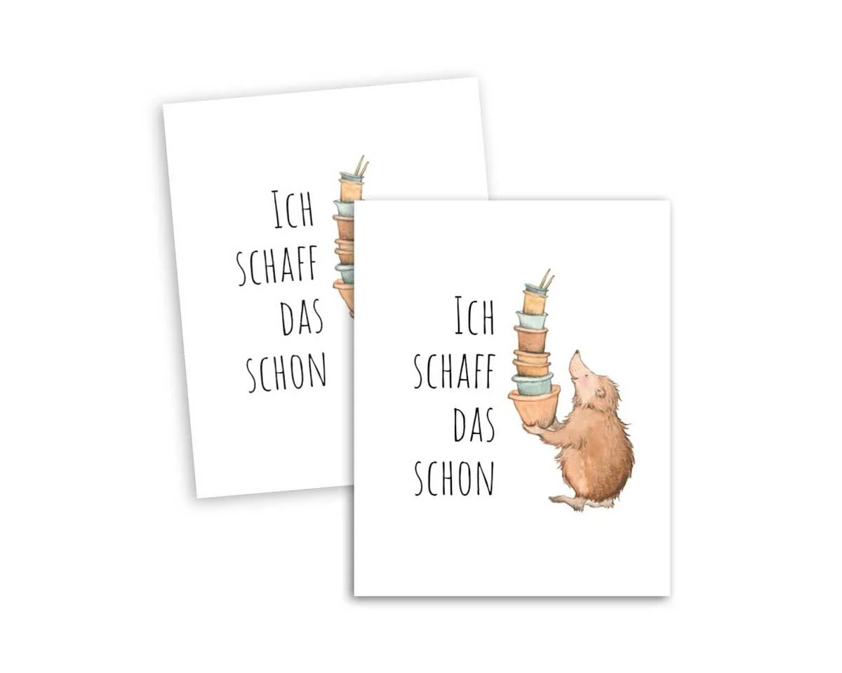 Web-Etikett ICH SCHAFF DAS SCHON, Acufactum