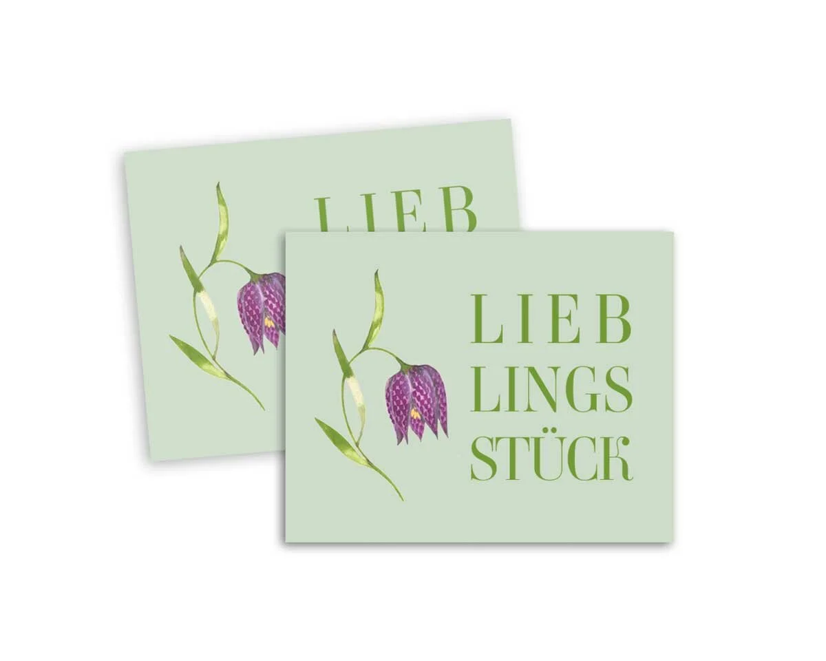 Web-Etikett LIEBLINGSSTÜCK, Acufactum