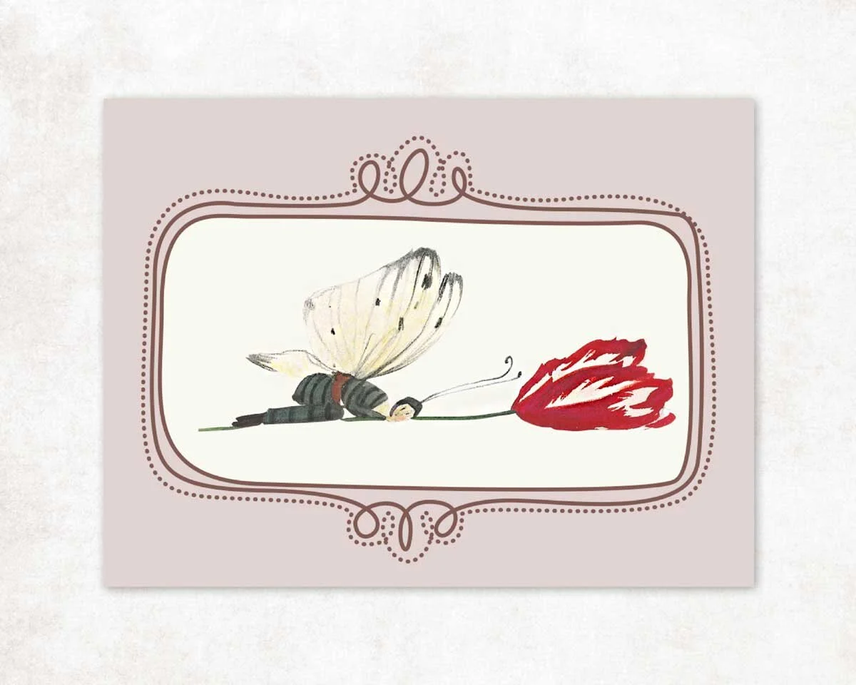 Web-Etikett TULPENELFE, Silke Leffler, Acufactum