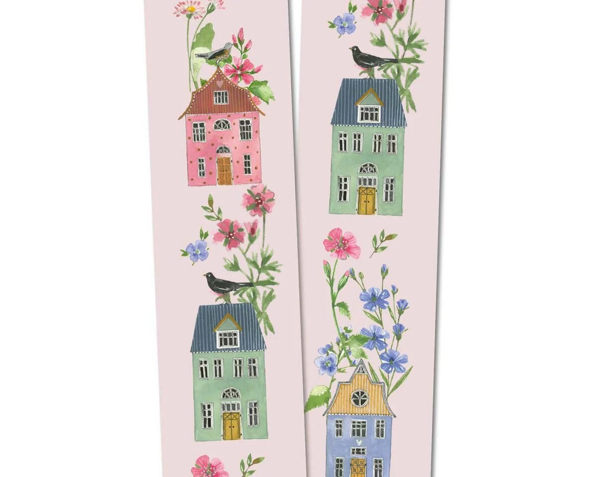 Webband HÄUSER & BLÜTEN von Acufactum