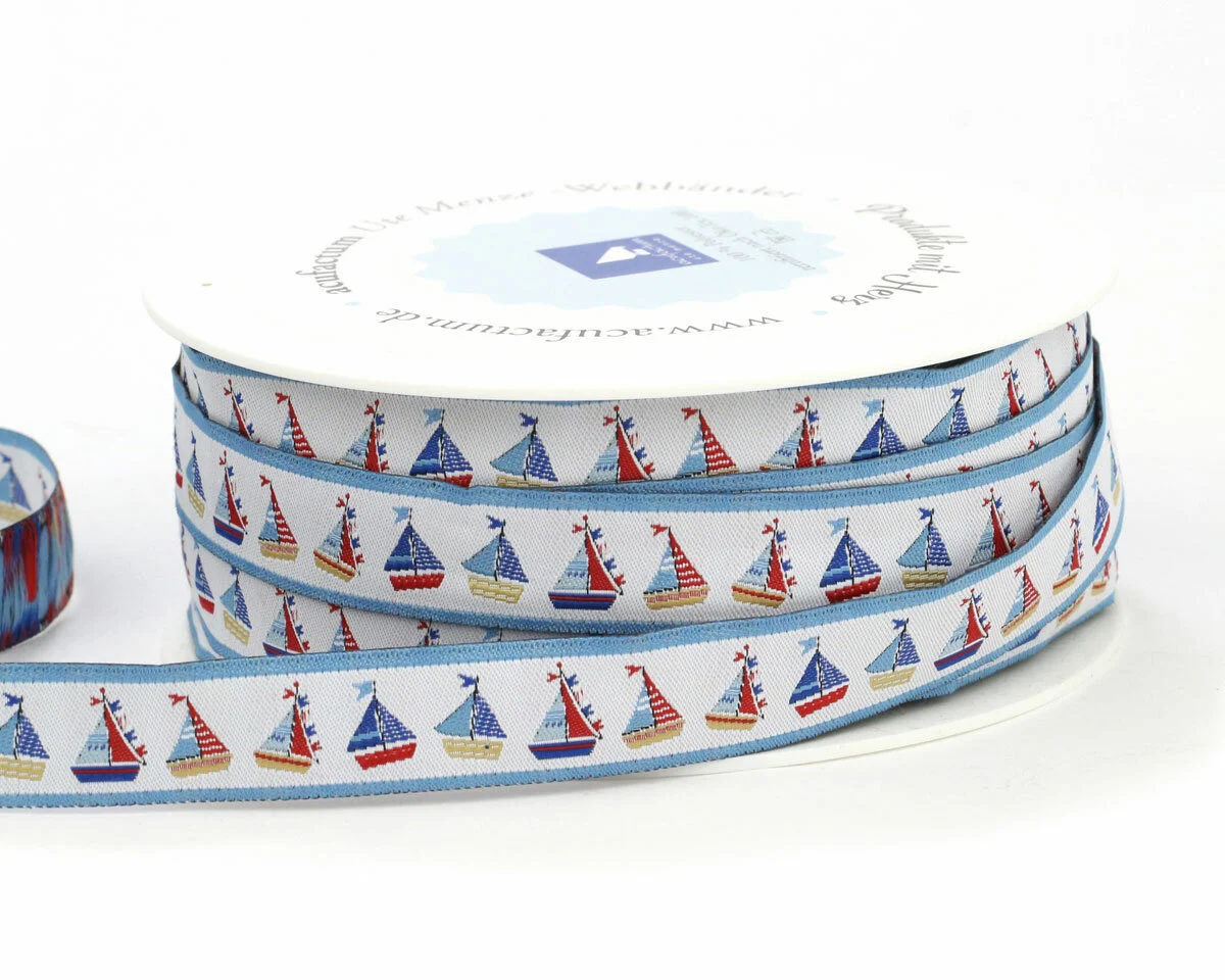 Webband SEGELBOOTE von Acufactum
