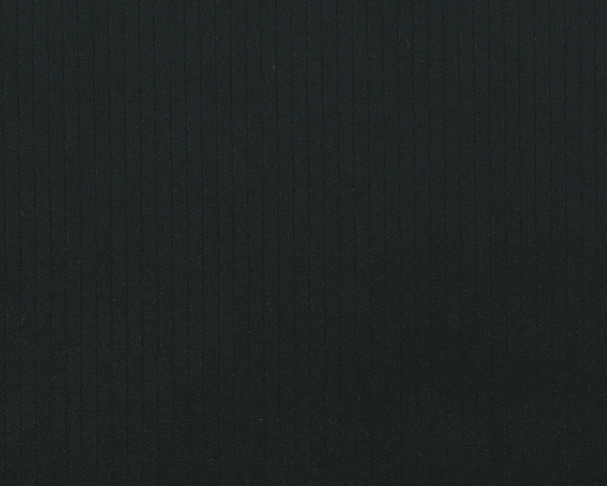 Weicher Designer-Baumwollsamt aus Italien, Breitcordsamt DOLCE & G, Streifen, schwarz