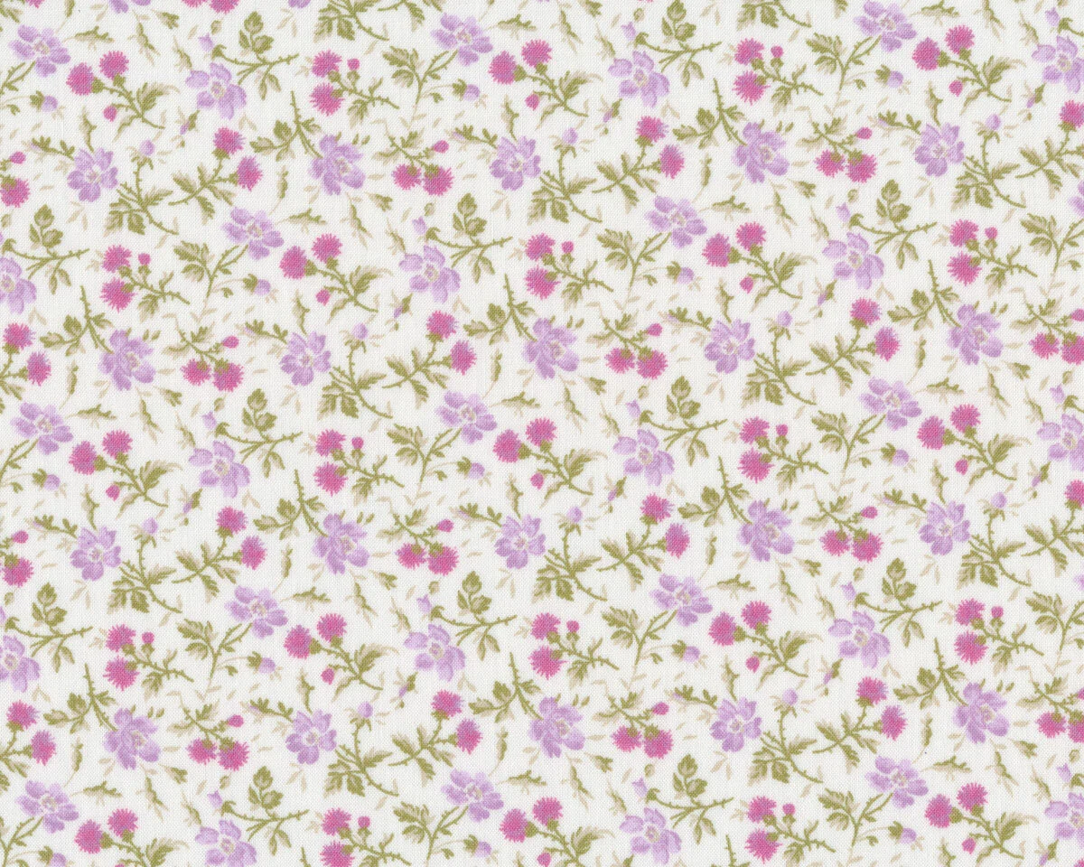 Westfalenstoff Renforcé MILLE FLEURS, Wiesenblumen, fuchsialila