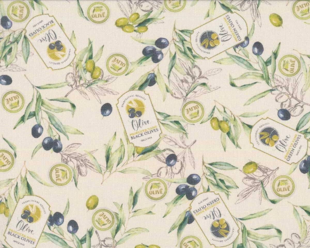 Westfalenstoffe NIZZA, Oliven, beige-grün